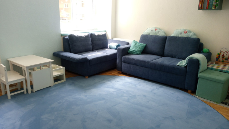 Winken Toben Lesen Kuscheln